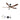 WhisperBlan 52 in. Walnut 5 blade solid wood ceiling fan light