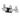 Epoch 29 in. 5-Light Silver Vanity Light with Vintage Glass Shade