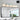 Epoch 29 in. 5-Light Silver Vanity Light with Vintage Glass Shade