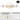 Epoch 29 in. 5-Light Golden Vanity Light with Vintage Glass Shade