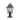 OSCAR 20 in.1-Light Black Outdoor Lantern Lighting with Glass Waterproof Pier Mount Light with LED (1 pack)