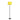 ElaineModern 63 in Yellow Roses In Bloom Acrylic/Metal Floor Lamp