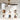 52 in. Integrated LED Indoor Gold Downrod Outdoor Standard Ceiling Fan with Dark Walnut Blades, Dimmable Light,Remote