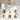 52 in. Integrated LED Indoor Gold Downrod Standard Ceiling Fan with White Oak Blades, Dimmable Light,Remote