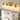 Epoch 23 in. 4-Light Golden Vanity Light with Vintage Glass Shade