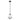 DelightMuse 12 in. 4-Light Black Candle Chain Hanging Light with Clear Glass Chandelier for Farmhouse Style(Bulb Not Included)