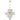 Bocca Collection 12-Light Matte Gold Crystal Chandelier with no Bulbs Included