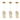 TribuLatern 3 Pack- Gold Modern Crystal Pendant Light with Crystal Prism Design